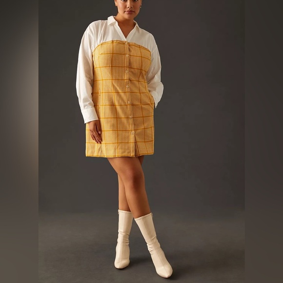Maeve Knit Twofer Mini Dress 1X - Picture 1 of 8